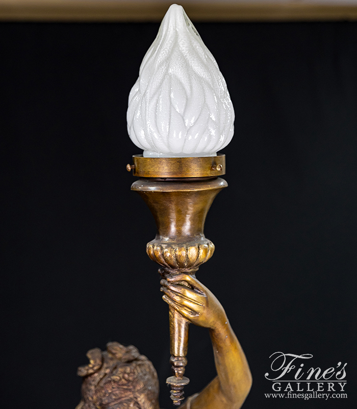 Lighting Lamposts  - Ornate Bronze Lampost - LMP-002